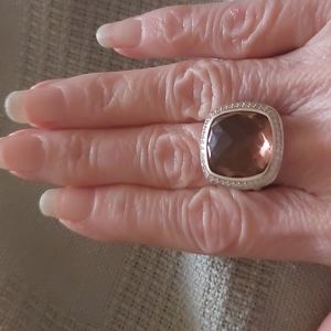 David Yurman .925 Motganite Ring size 8 1/2